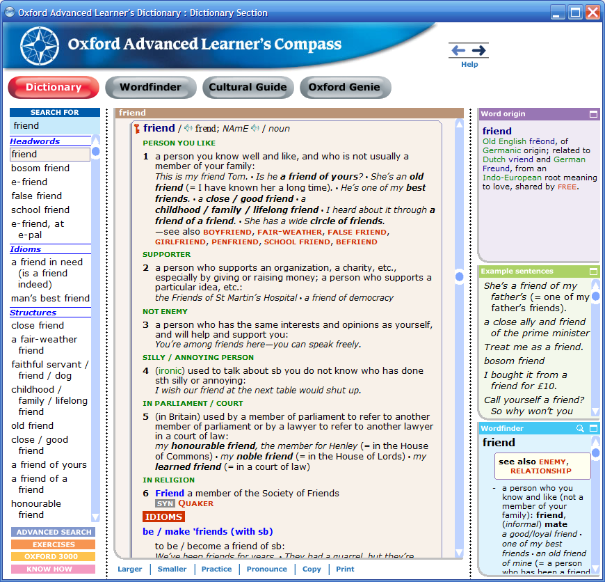 Oxford Advanced Learner Dictionary 7th Edition with crack full version