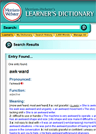 Thumbnail of the Merriam-Webster's Learner's Dictionary website