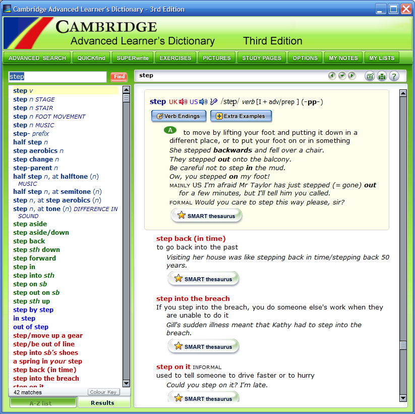 collocations dictionary online cambridge